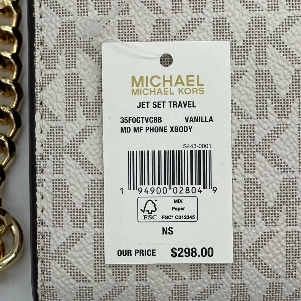 Michael Kors MD MF Phone Xbody Bag Vanilla